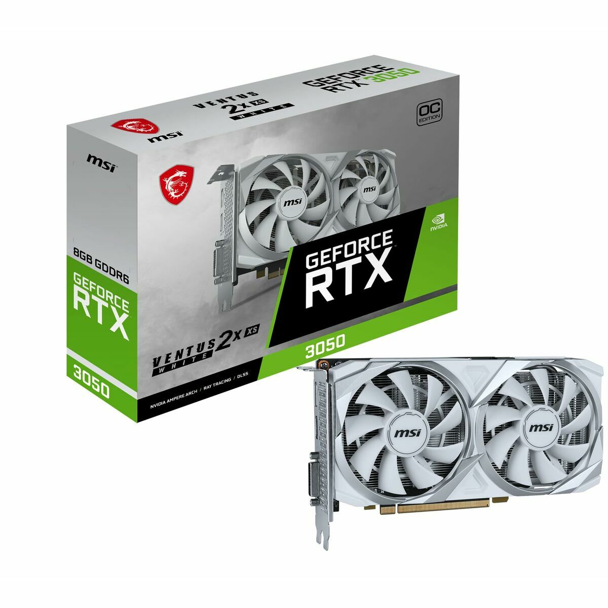 Case MSI Nvidia GeForce RTX 3050 8 GB GDDR6-18