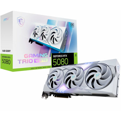 Graphics card MSI RTX 5080 16G GAMING TRIO OC WHI GEFORCE RTX 5080 16 GB GDDR7-19