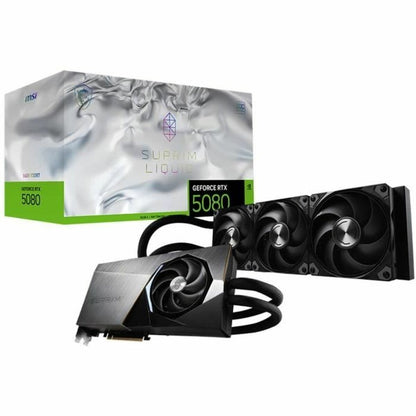 Graphics card MSI RTX 5080 16G SUPRIM LIQUID SOC GEFORCE RTX 5080 16 GB GDDR7-22