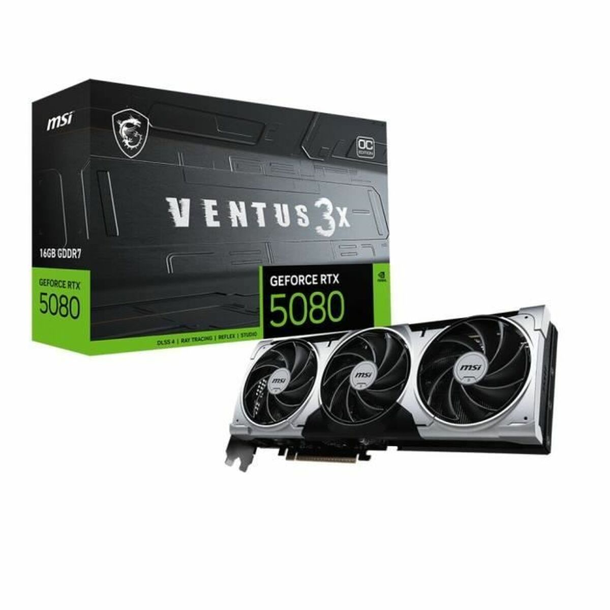 Graphics card MSI GEFORCE RTX 5080 16 GB GDDR6X-0