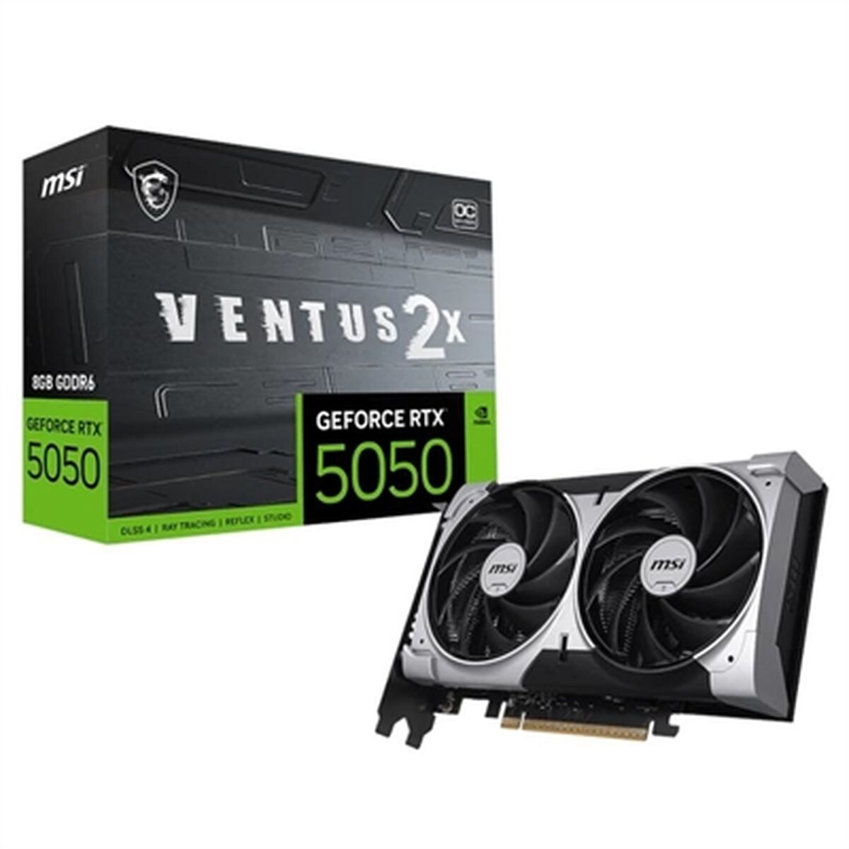 Graphics card MSI VENTUS 2X OC 8 GB GDDR6-21
