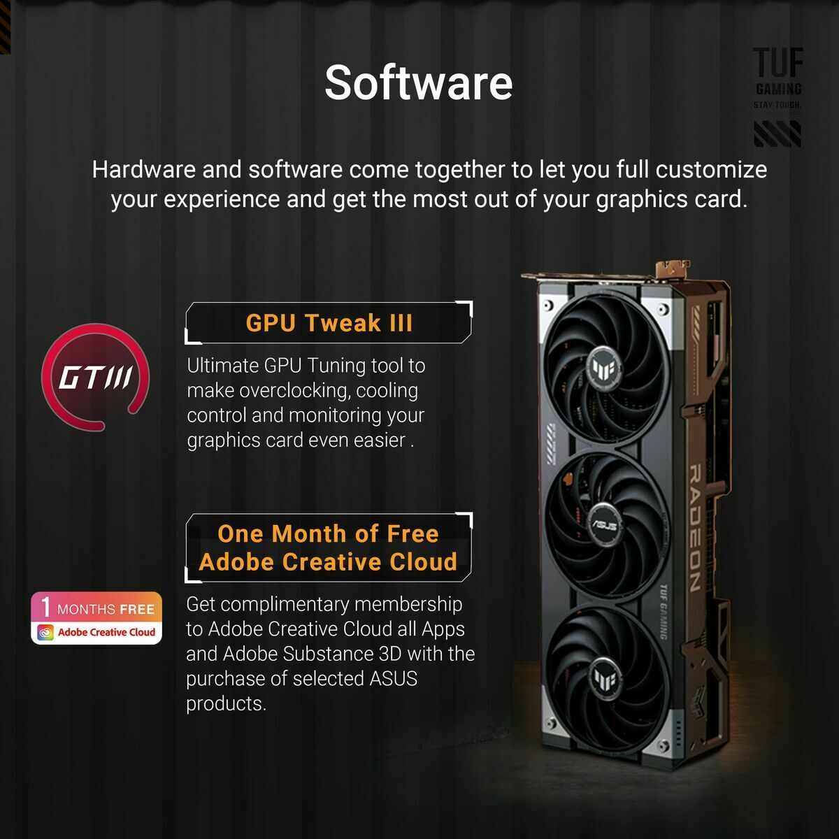 Graphics card Asus 90YV0L70-M0NA00 16 GB radeon rx 9070 xt GDDR6-45