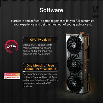 Graphics card Asus 90YV0L70-M0NA00 16 GB radeon rx 9070 xt GDDR6-45