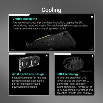 Graphics card Asus 90YV0MP2-M0NA00 geforce rtx 5060 ti 8 GB GDDR6 GDDR7-11