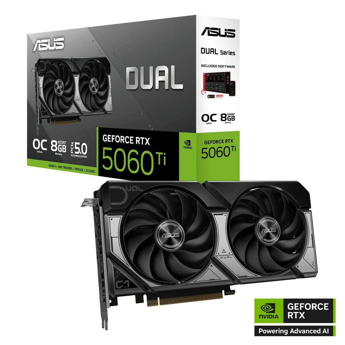 Graphics card Asus 90YV0MP2-M0NA00 geforce rtx 5060 ti 8 GB GDDR6 GDDR7-6