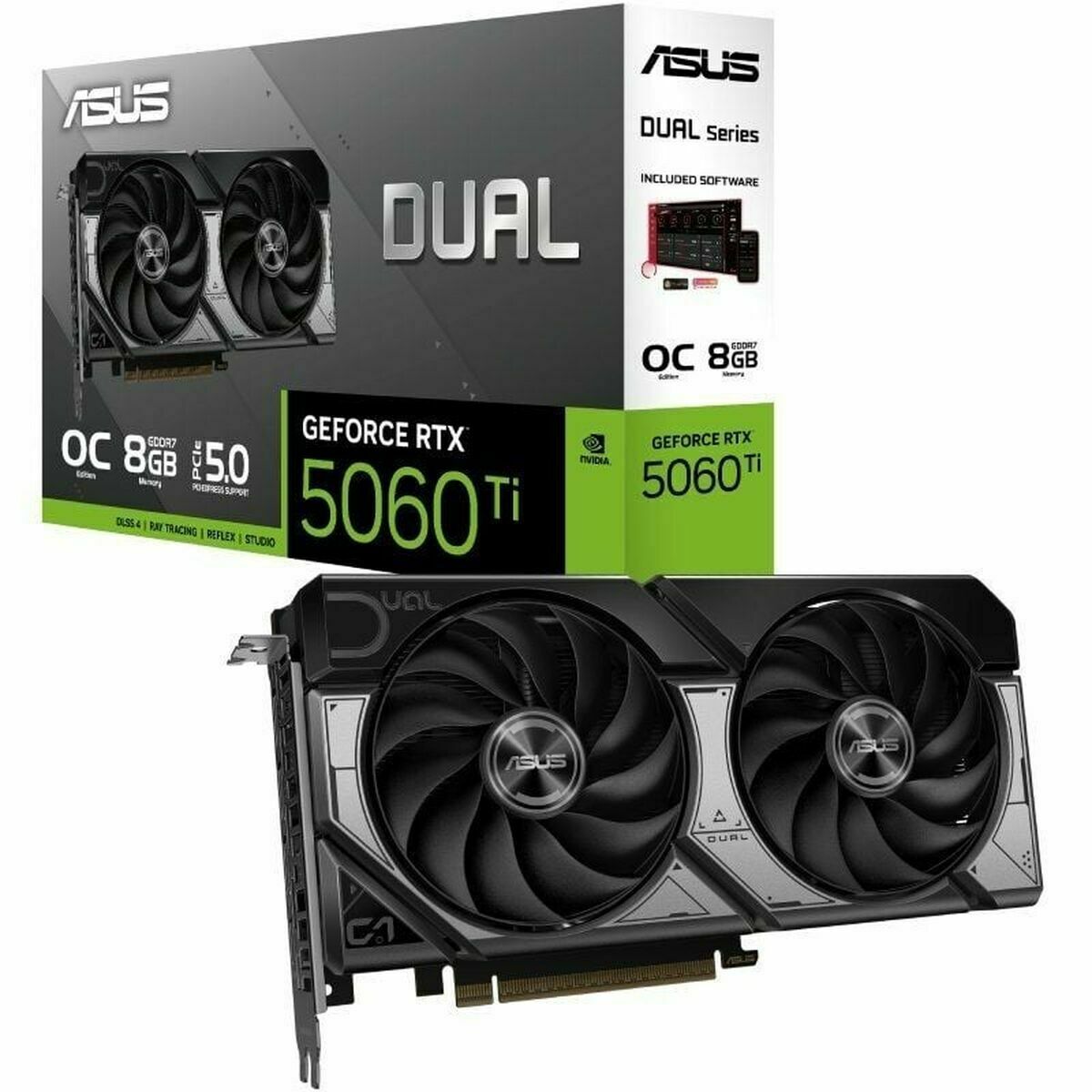 Graphics card Asus 90YV0MP2-M0NA00 geforce rtx 5060 ti 8 GB GDDR6 GDDR7-0