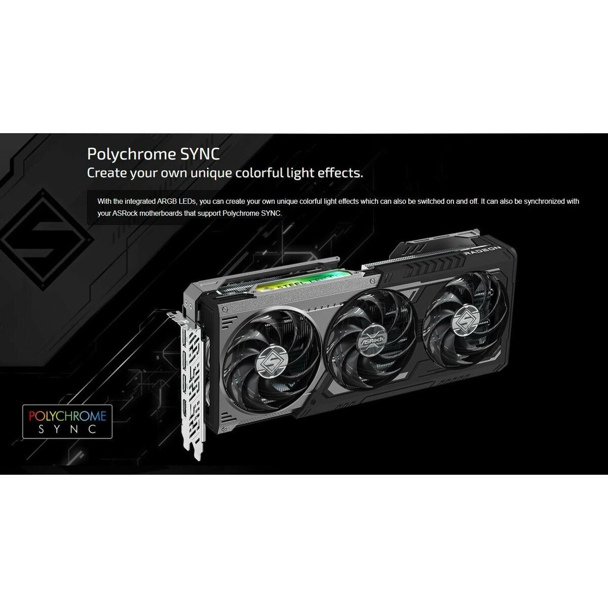 Graphics card ASRock RX9070XT SLD 16G GDDR6 radeon rx 9070 xt 16 GB-5