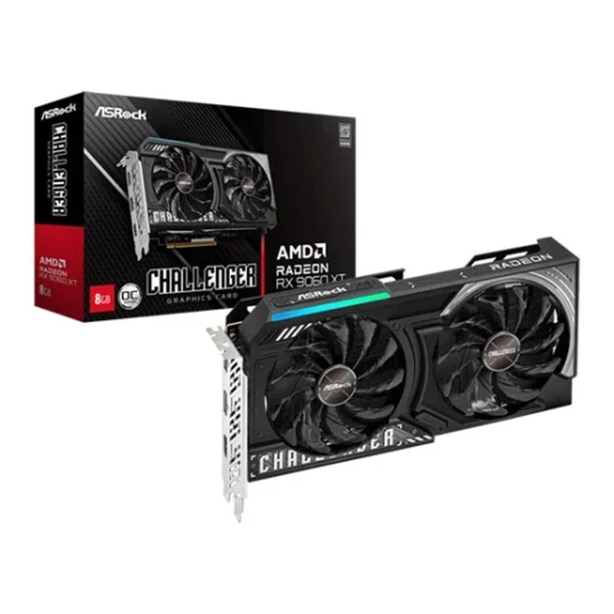 Graphics card ASRock RX9060XT CL 8GO 8 GB GDDR6 RADEON RX 9060 XT-14