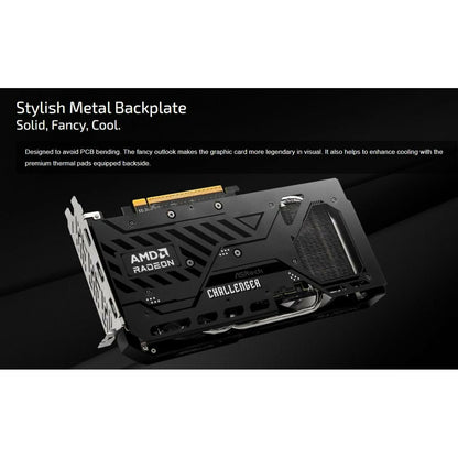 Graphics card ASRock RX9060XT CL 8GO 8 GB GDDR6 RADEON RX 9060 XT-7