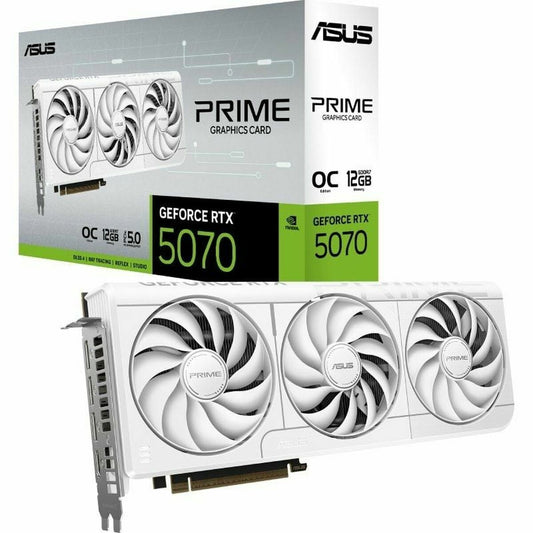 Graphics card Asus Prime GeForce RTX 5070 White OC Edition nvidia geforce rtx 5070 12 GB GDDR6 GDDR7-0