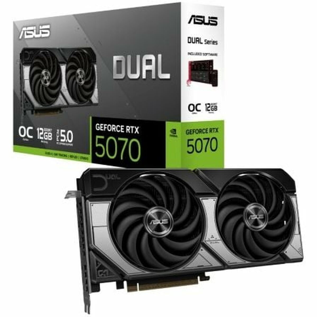 Graphics card Asus 90YV0M17-M0NA00 nvidia geforce rtx 5070 12 GB GDDR6-0