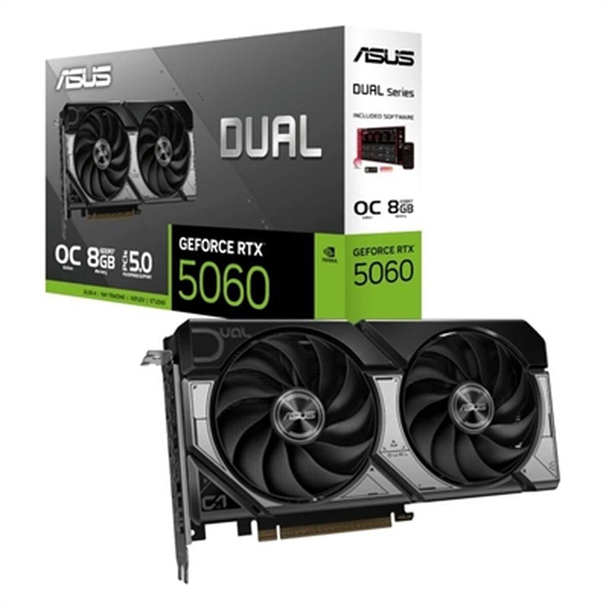 Graphics card Asus 90YV0N12-M0NA00 GEFORCE RTX 5060 8 GB GDDR7-4