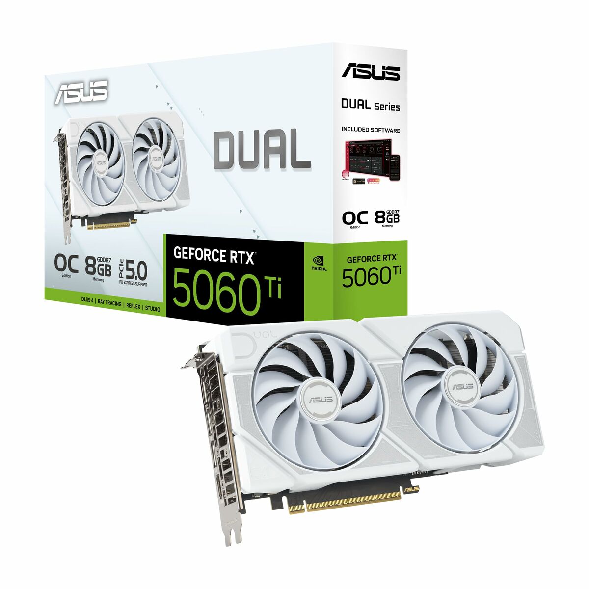 Graphics card Asus OC White Edition 90YV0MP5-M0NA00 geforce rtx 5060 ti 8 GB GDDR7-5