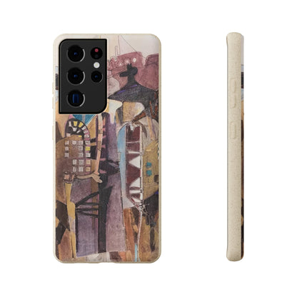 Biodegradable Phone Case with 'San Francisco De Asis' Abstract Original Artwork by Barbara Cleary-38