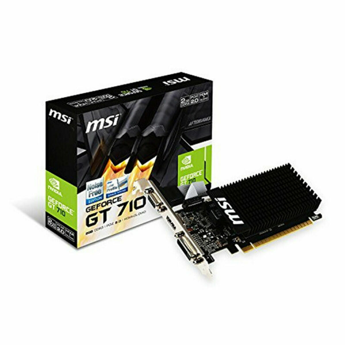 Graphics card MSI NVIDIA GeForce GT 710 GDDR3-42