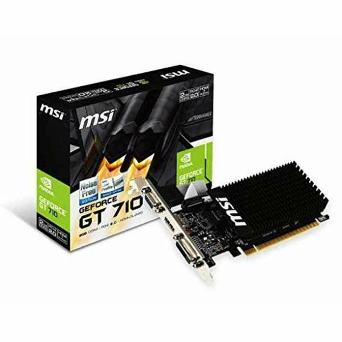 Graphics card MSI NVIDIA GeForce GT 710 GDDR3-37