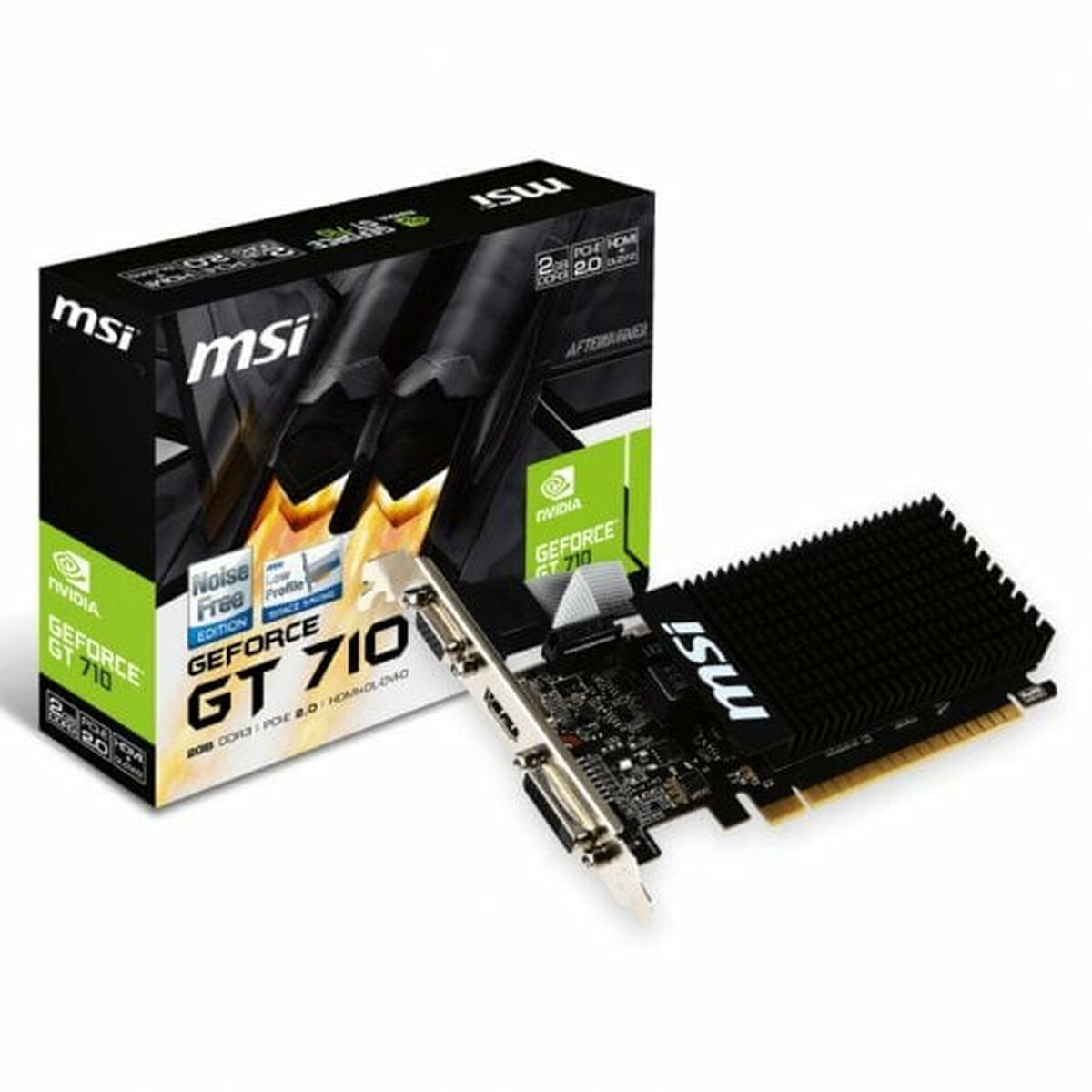 Graphics card MSI NVIDIA GeForce GT 710 GDDR3-3