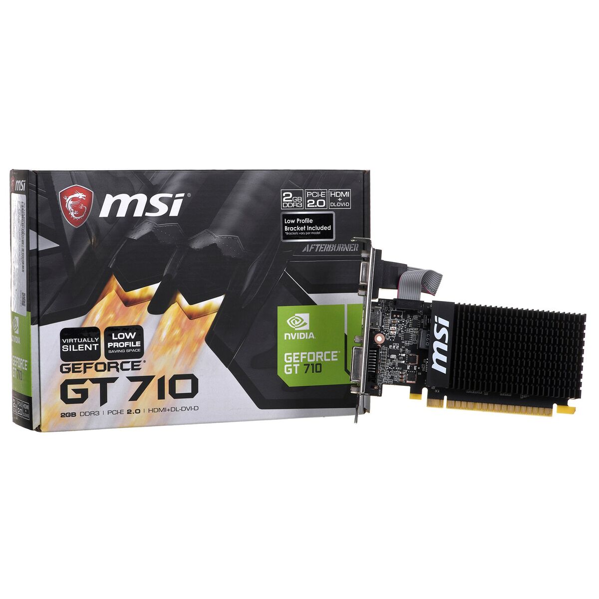Graphics card MSI NVIDIA GeForce GT 710 GDDR3-2