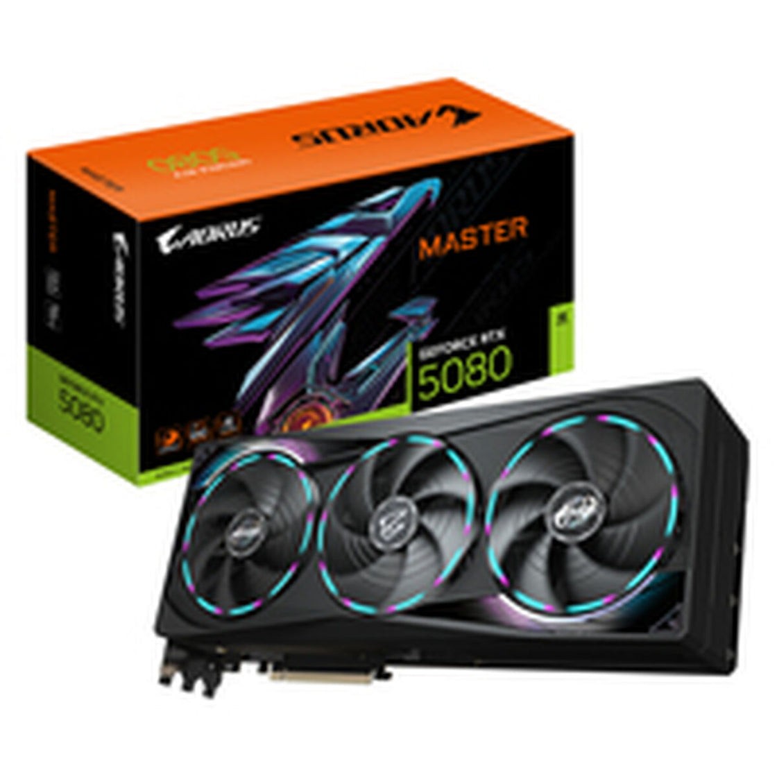 Graphics card Gigabyte GV-N5080AORUS M-16GD 16 GB GDDR6-10