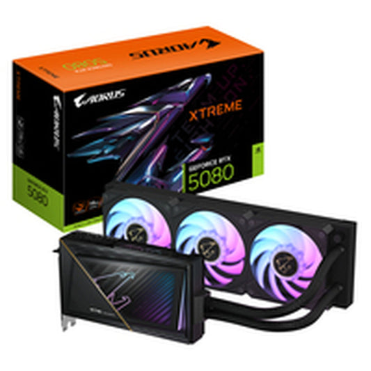 Graphics card Gigabyte GV-N5080AORUSX W-16GD GEFORCE RTX 5080 16 GB GDDR6-10