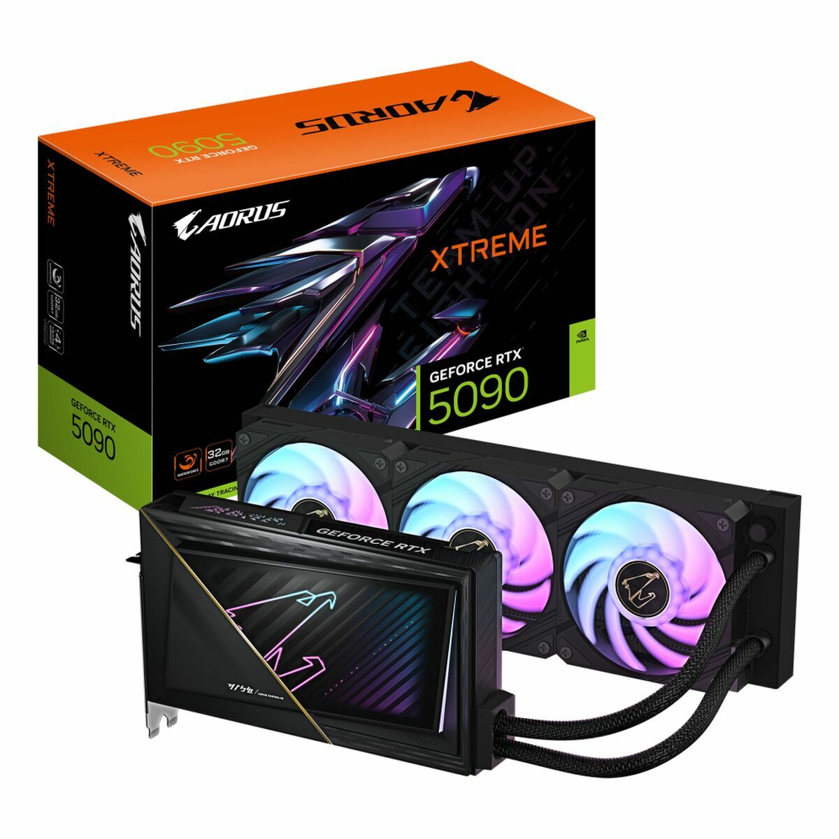 Graphics card Gigabyte 9VN5090AW-00-G10 nvidia geforce rtx 5090 GDDR7-3