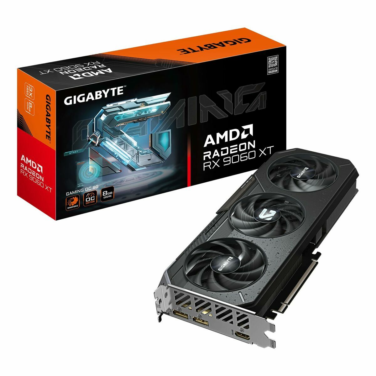 Graphics card Gigabyte 9VR9068XGO-00-G10 RADEON RX 9060 XT 8 GB GDDR6-19
