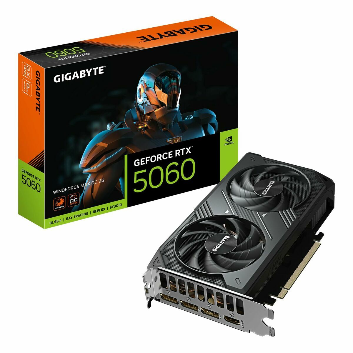 Graphics card Gigabyte 9VN5060WXO-00-G10 GEFORCE RTX 5060 8 GB GDDR7-8