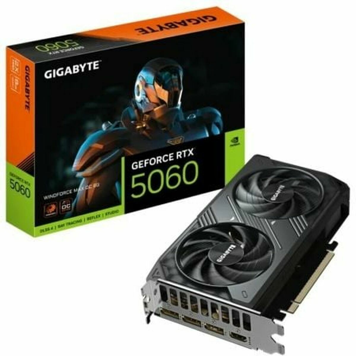 Graphics card Gigabyte 9VN5060WXO-00-G10 GEFORCE RTX 5060 8 GB GDDR7-11