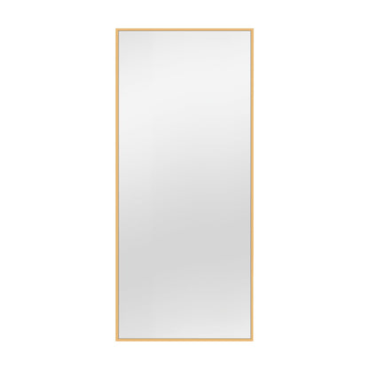 71" Gold Metal Framed Bathroom Vanity Mirror-1
