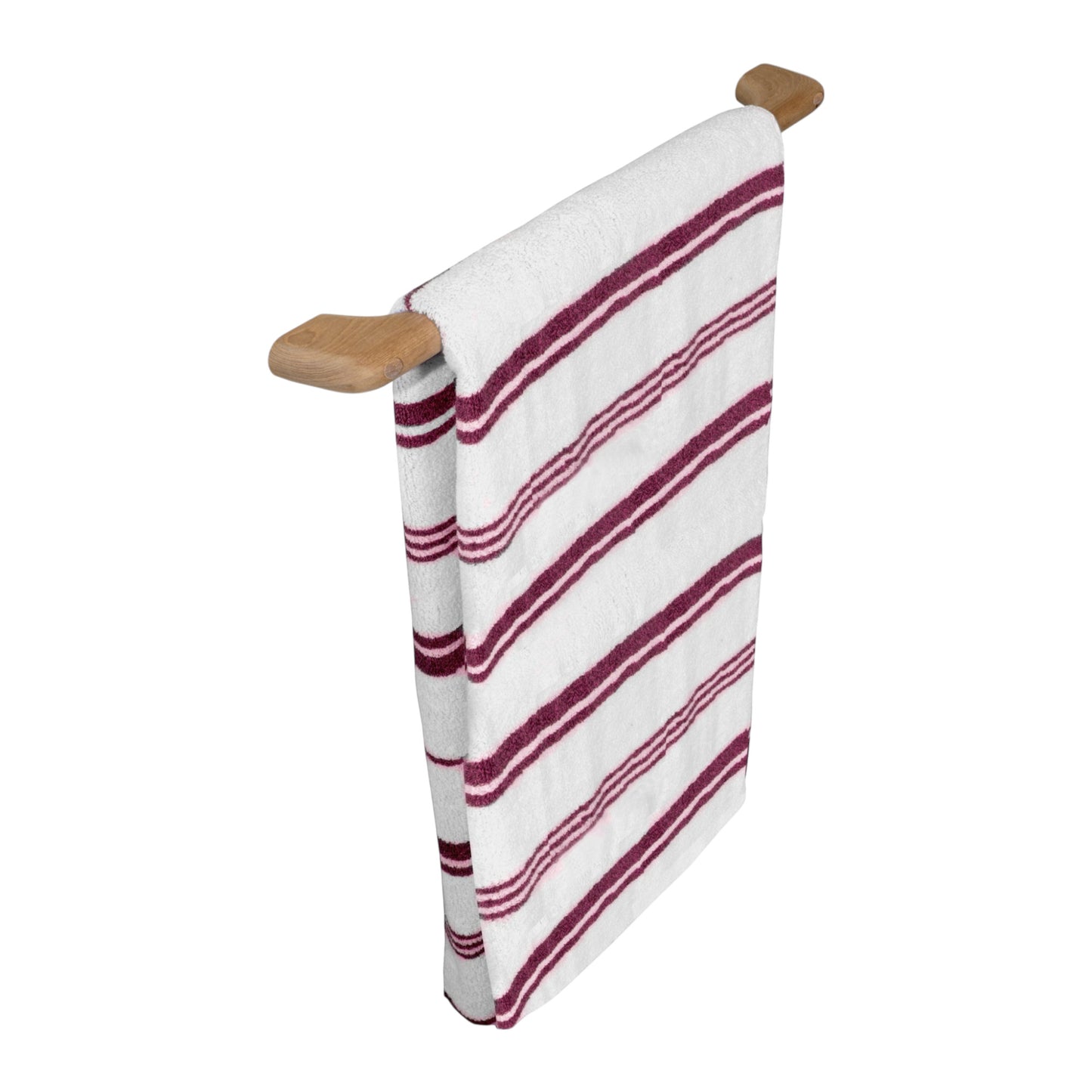 23" Traditional Solid Teak Towel Bar-1