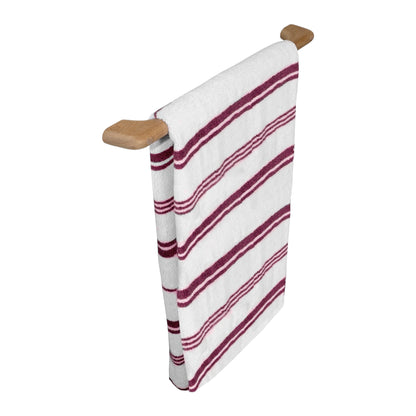 23" Traditional Solid Teak Towel Bar-1