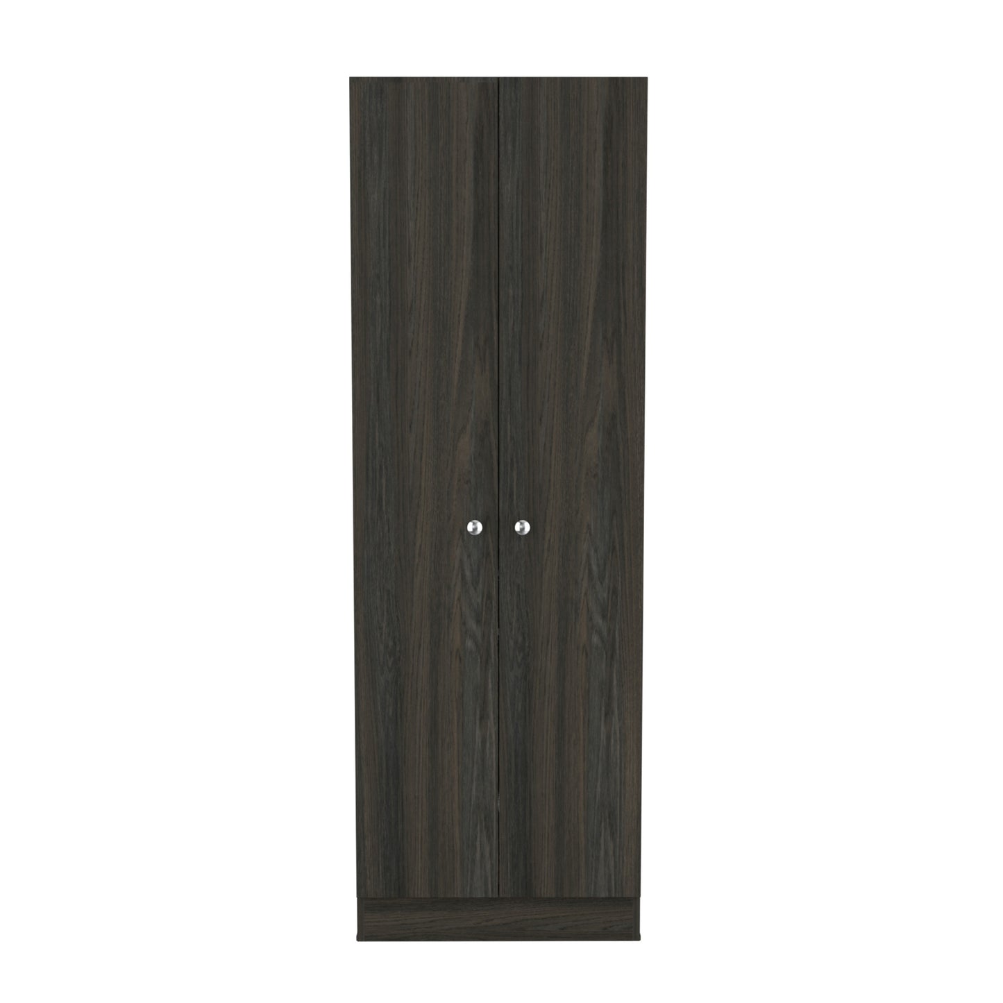 71" Dark Brown Wood Pantry Or Storage Closet-1