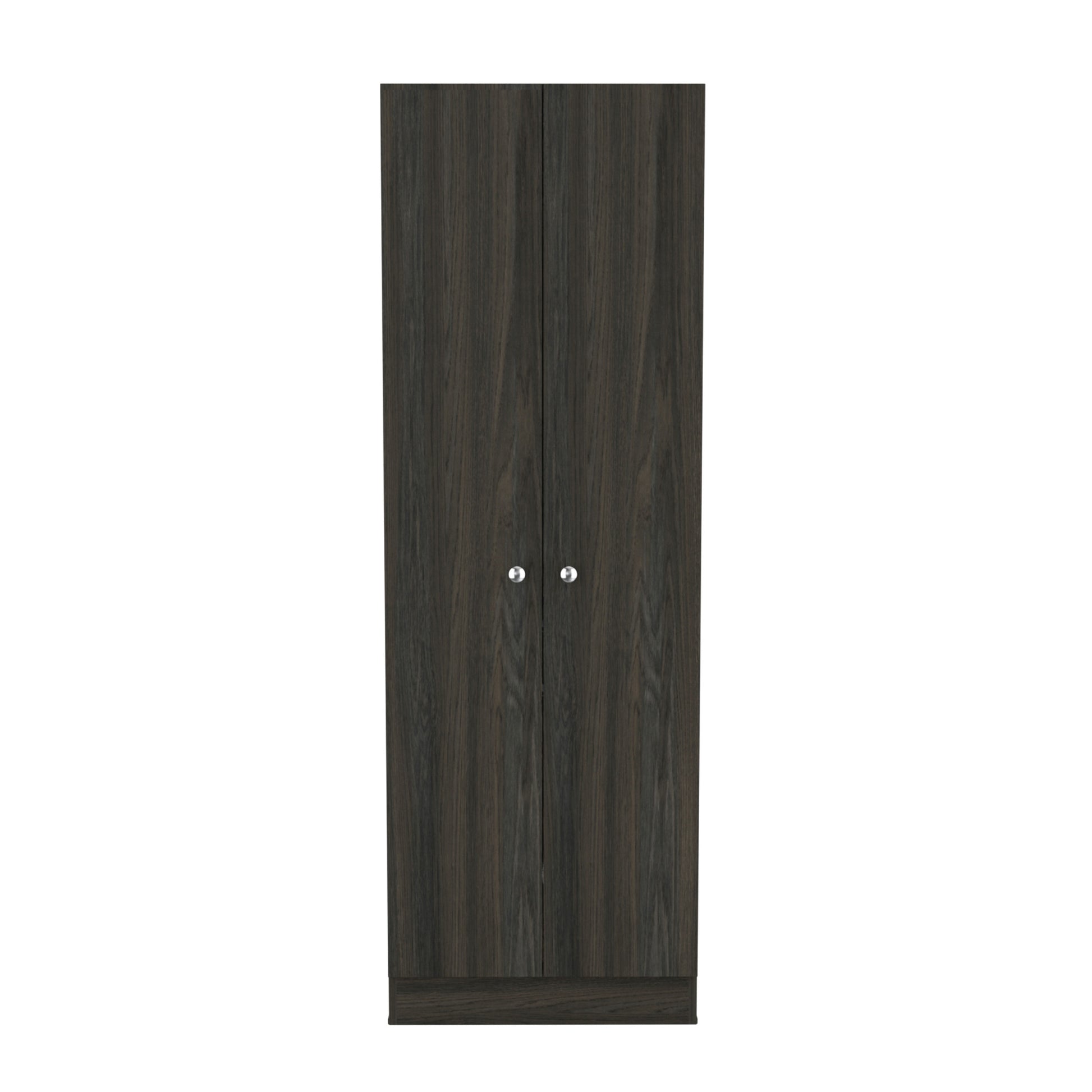 71" Dark Brown Wood Pantry Or Storage Closet-1