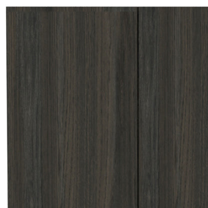 71" Dark Brown Wood Pantry Or Storage Closet-2