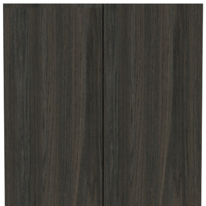 71" Dark Brown Wood Pantry Or Storage Closet-3