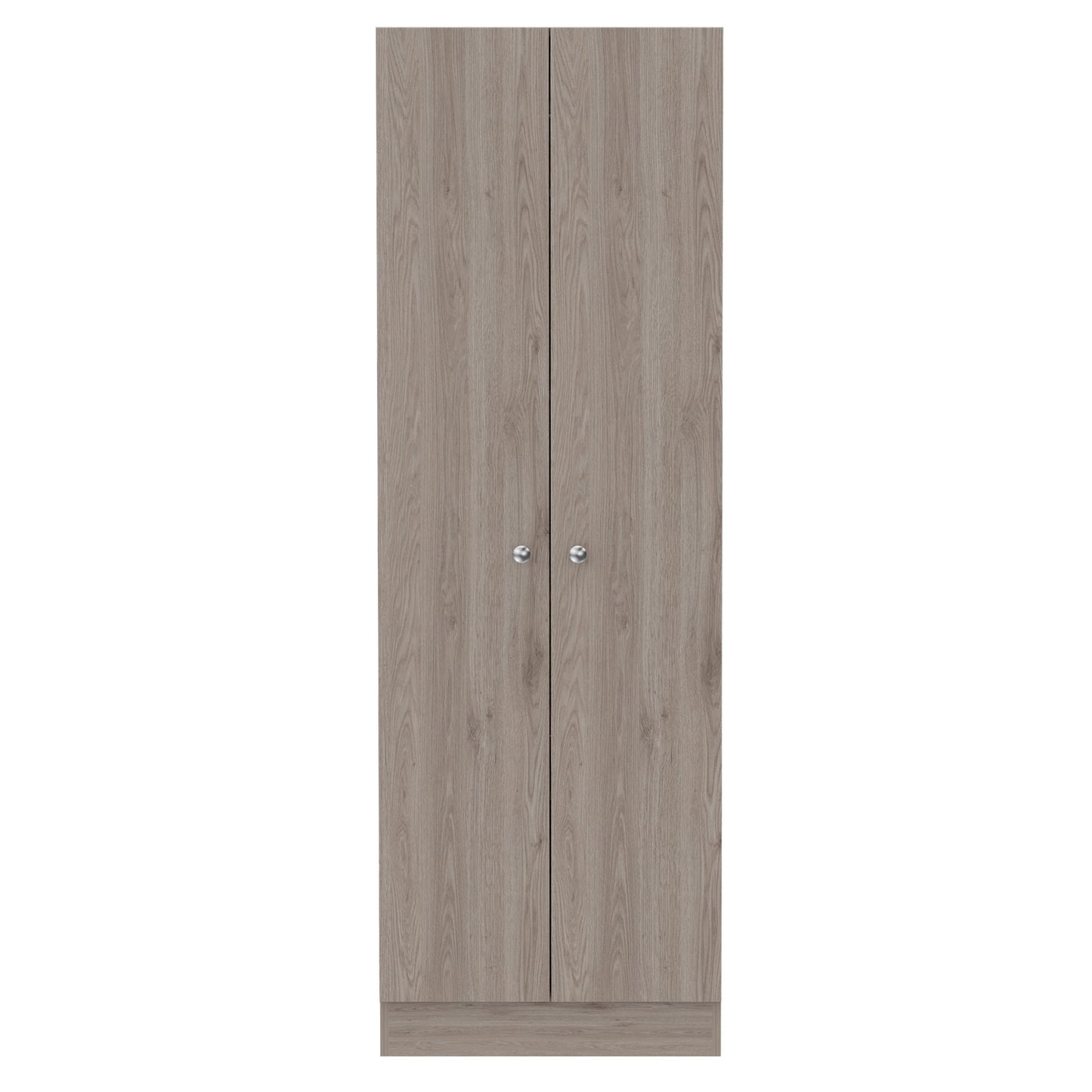 71" Light Gray Wood Pantry Or Storage Closet-2