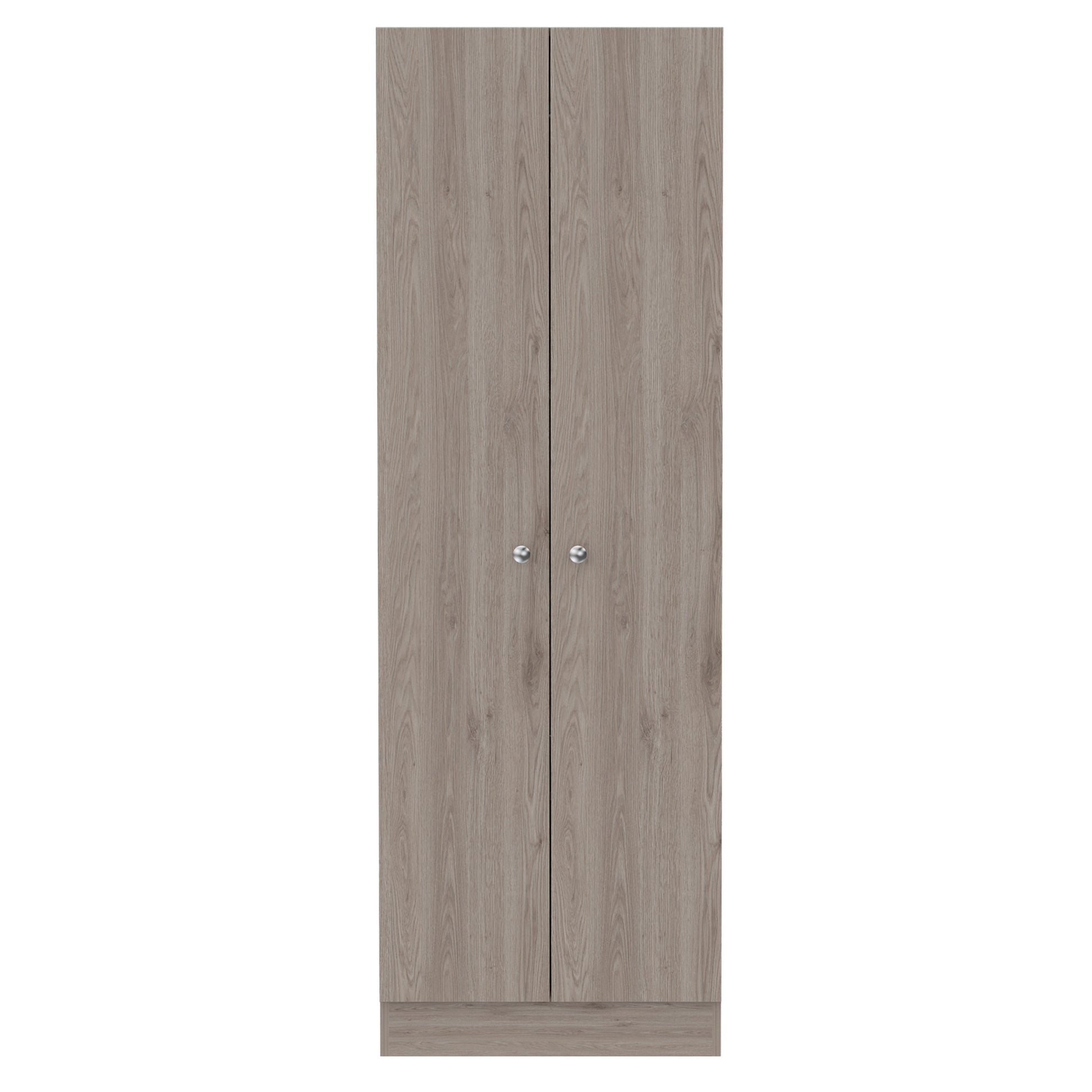 71" Light Gray Wood Pantry Or Storage Closet-2
