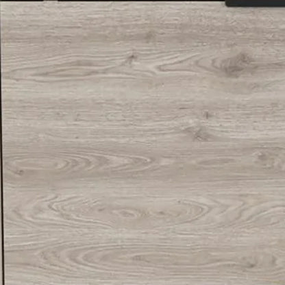 43" Light Gray and Black Wood Console Bar Cabinet With Two Doors-4