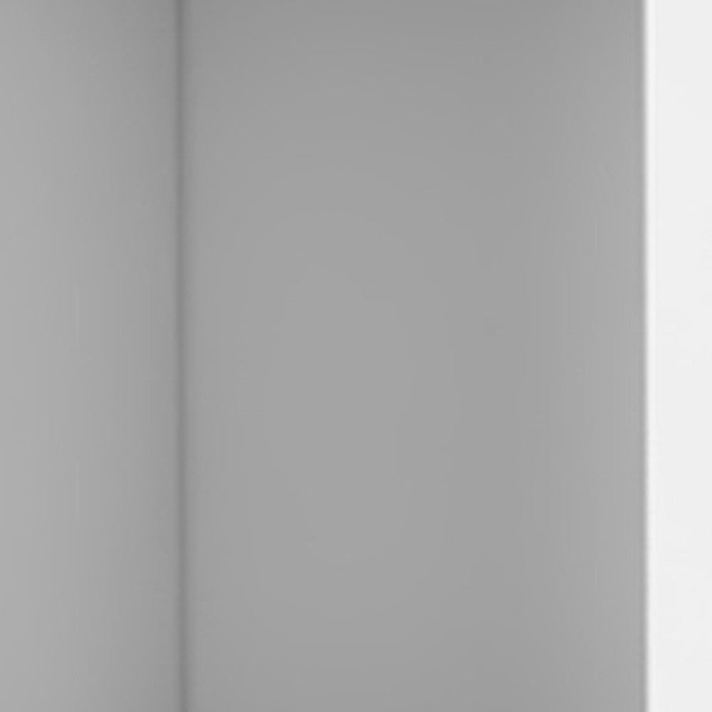 59" White Wood Wall Mounted Accent Cabinet With Four Doors-3