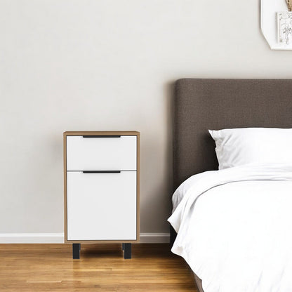 28" Wood One Drawer Nightstand-0