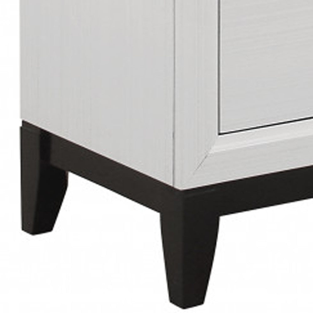 58" White Solid Wood Six Drawer Double Dresser-4