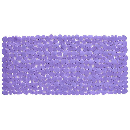 35" Purple Spa Pebbles Non Slip Bathtub Mat-2