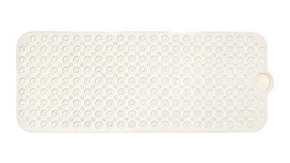 40" Beige Latex Bubbles Non Slip Shower Mat-1