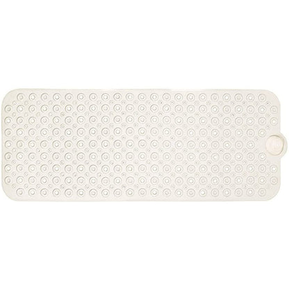 40" Beige Latex Bubbles Non Slip Shower Mat-2