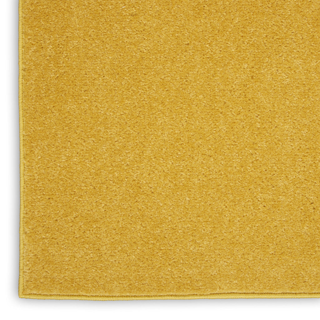 7' X 10' Yellow Indoor Outdoor Area Rug-2