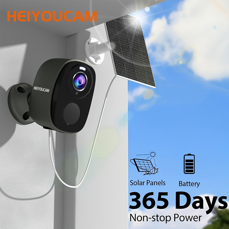 NNETM 2 Set Wireless Solar Security Camera 3MP Outdoor-1