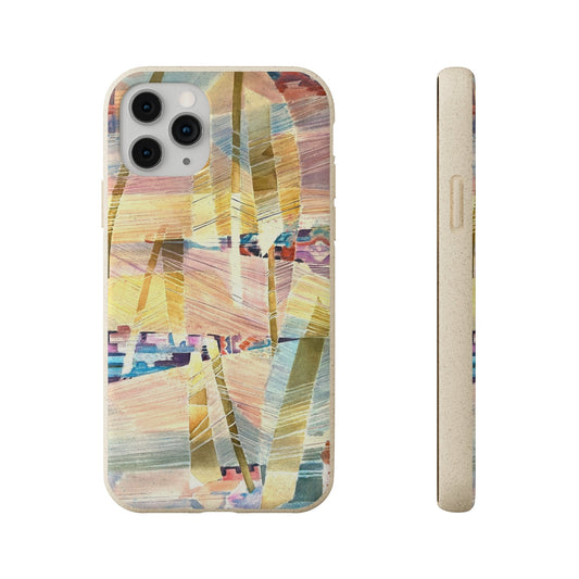 Biodegradable Phone Case with 'Loom Series' Abstract Original Artwork by Barbara Cleary-0