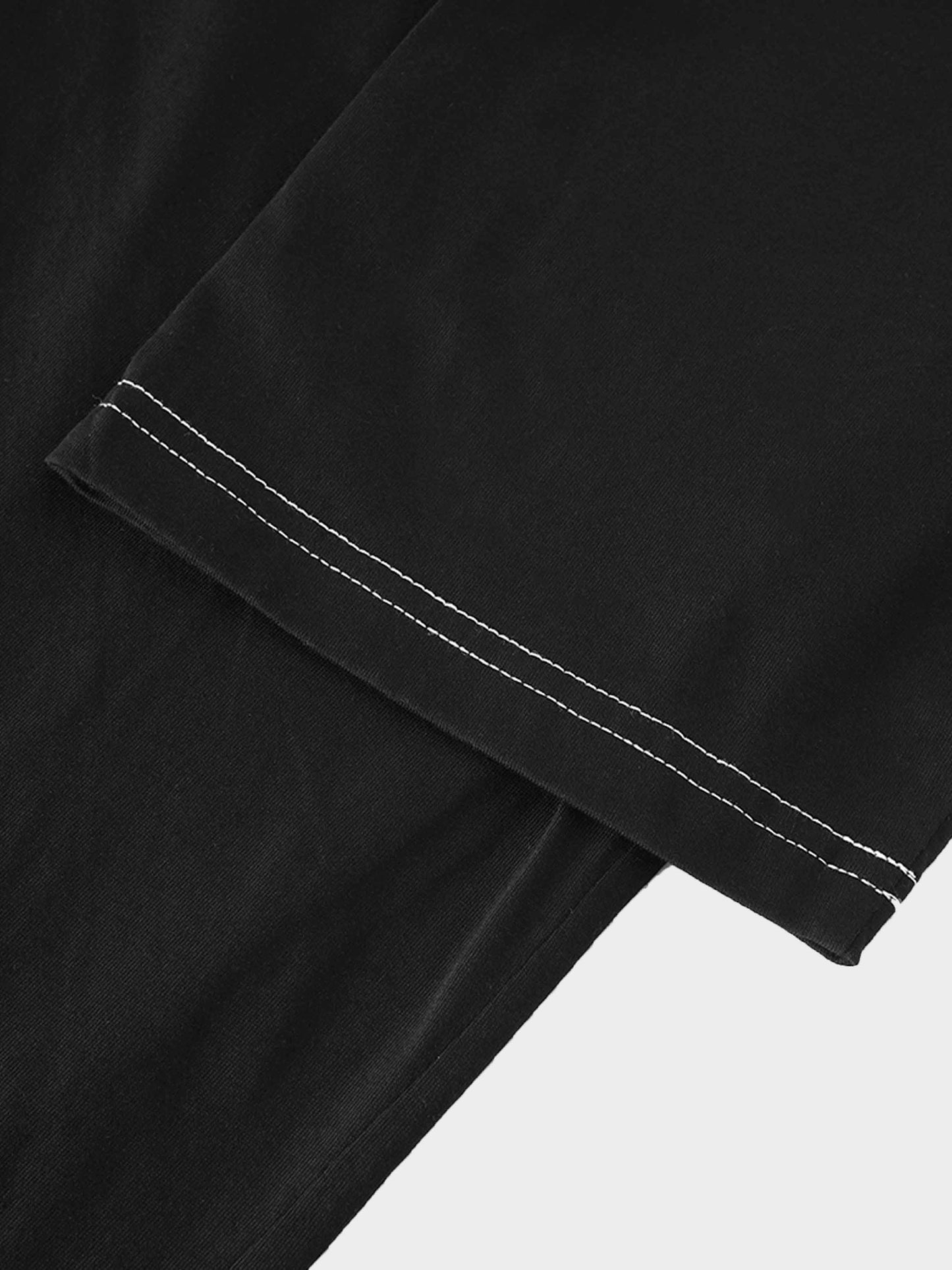 T-Shirt Maxi Dress-Black-4