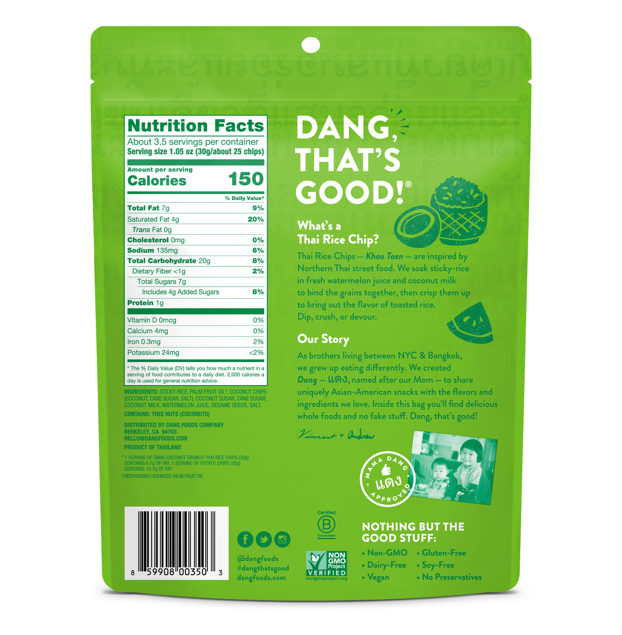 DANG THAI RICE COCONUT ( 12 X 3.5 OZ   )-2