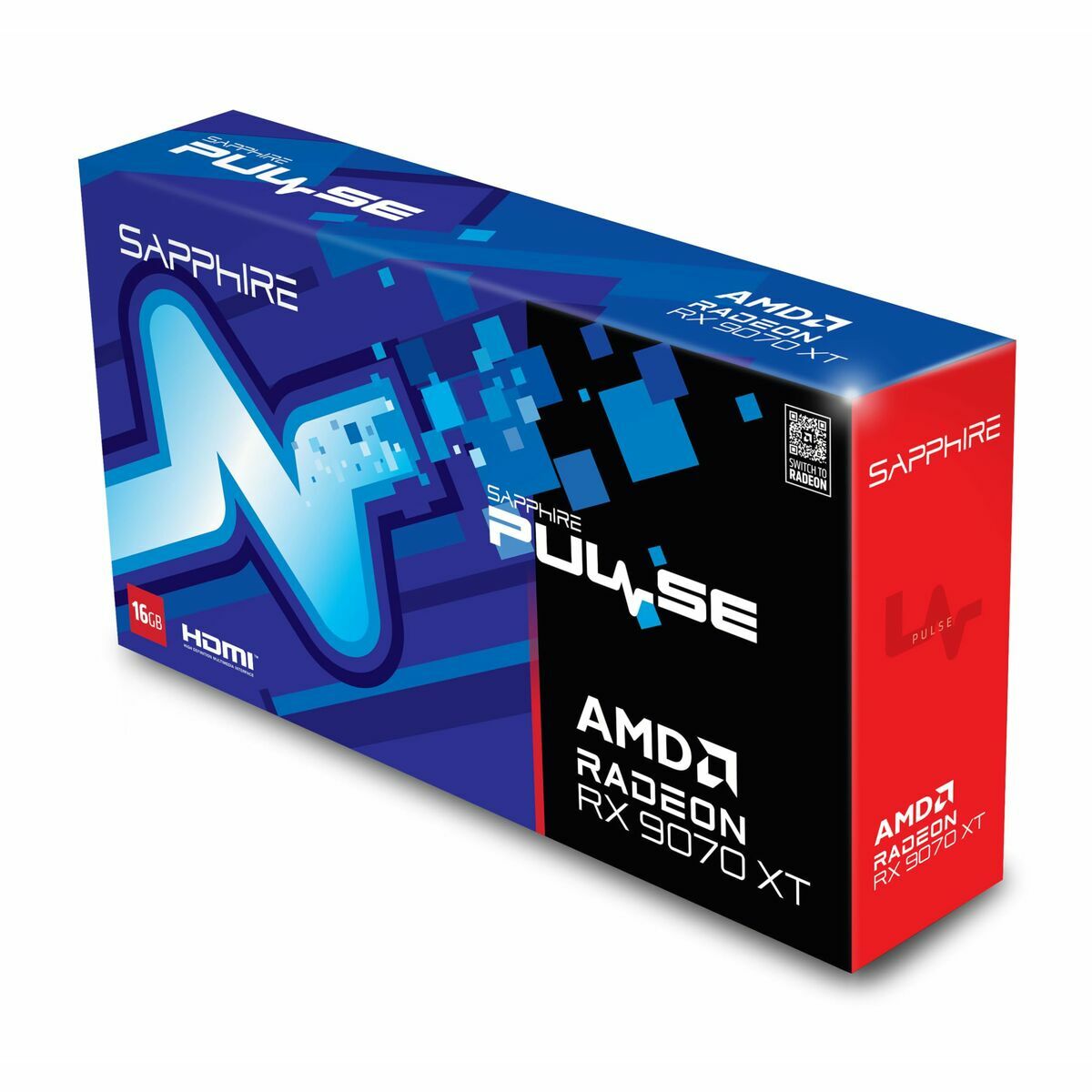 Graphics card Sapphire 11348-03-20G radeon rx 9070 xt 16 GB GDDR6-10